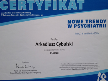 Nowe Trendy W Psychiatrii 2011