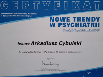 Nowe Trendy W Psychiatrii 2009