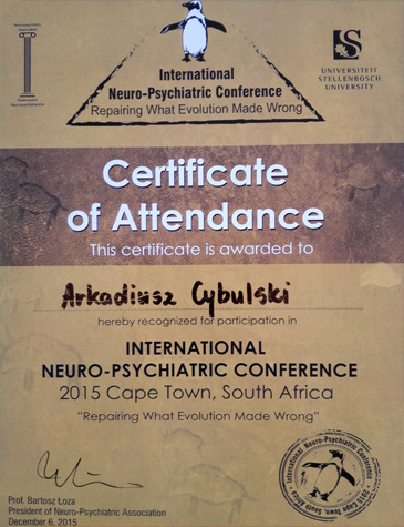 International Neuro-Psychiatric Conference: Repairing What Evolution Made Wrong