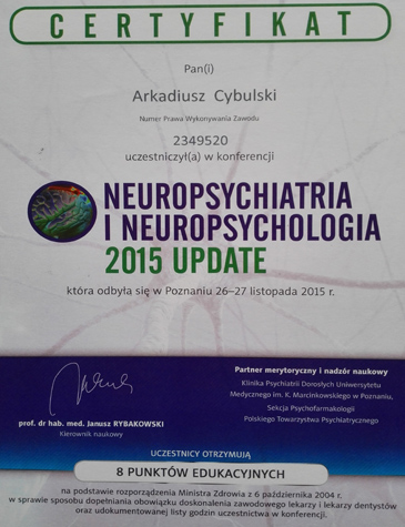 Neuropsychiatria I Neuropsychologia: 2015 Update