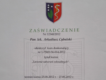 Leczenie zaburzeń seksualnych